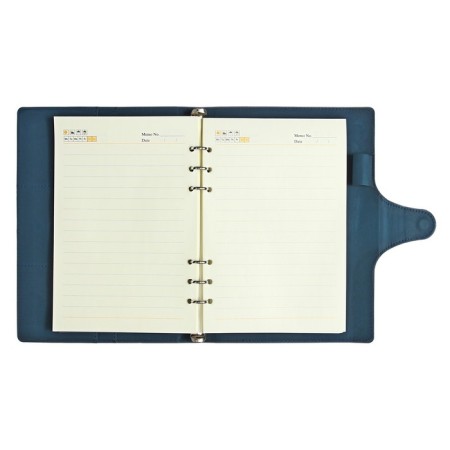 Organizer on the rings, A5 format, 92 sheets, line, knife, SoftShel cover cover-3