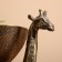 Giraffe dish aluminum 27x18x26 cm