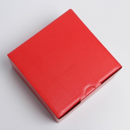 Gift folding box, packaging, “red”, 15 x 15 x 7 cm-1