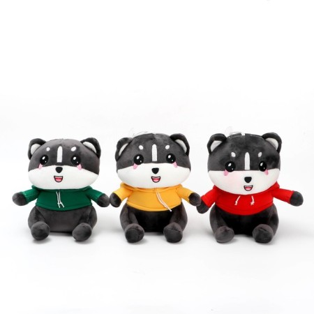 Soft toy "Husky in a sweatshirt", Mix colors-3