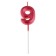 Candle in the cake on the skewer "Fine", the number "9", 5 cm, red