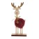New Year's decor "Deer with a bell" 7 × 4 × 15.5 cm, red