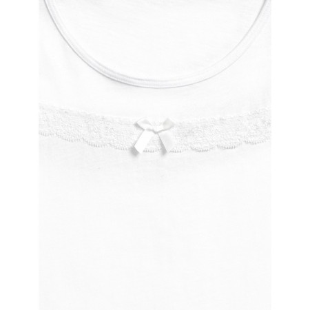 T -shirt for girls, height 110 cm, white color-1