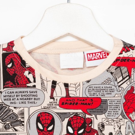 Children's T-shirt Marvel, beige color, height 98-104 cm (3-4 years)-5