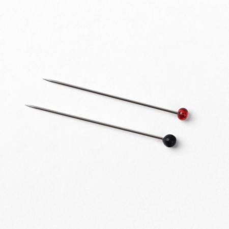 Portnovsky Premium pins, glass head, 30 mm, 100 pcs, colorful color-2