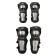 Crites and solar biases are motorcycle, adults, black color, set 4 pcs