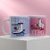 Gift set "for tea and coffee", mugs 2 pcs, 320 ml, with application