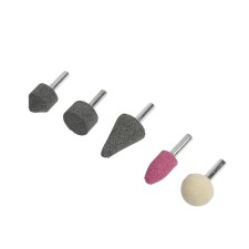 A set of balls of abrasive tundra, the diameter of the shank 6 mm, 5 pcs.