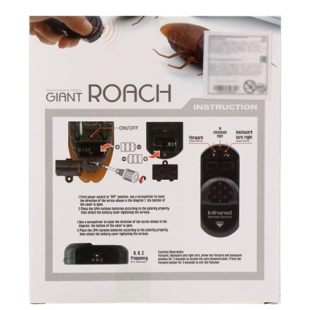 Radio -controlled beetle "cockroach", works from batteries, light-5