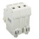 Circuit breaker automatic IEK, VA47-29, 3P, 20 A, 4.5 KA, characteristics C, MVA20-3-020-C 374253