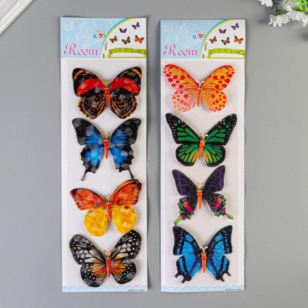 Plastic Plastic "Butterfly" mix 39.5x12 cm-1