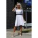 Female dress, size 50, white color