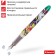 Fright pen Luxor Ink Glide, 1 cartridge, blue ink, MIX case