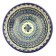 Buditsa Rishtan ceramics "Patterns", 23 cm, mix