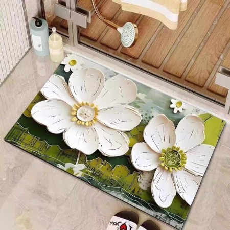 Коврик для дома Доляна Anemona, диатомитовый, 39×60 см-2