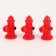 Miniature Puppet "hydrant", set of 3 pcs., Size 1 pc. - 1.5 × 3 × 1.5 cm