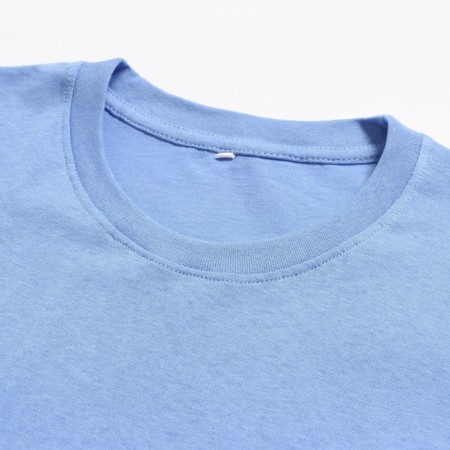 T-shirt male plain, color light blue, size 56-6