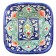 Salennik Rishtan ceramics "Flowers", 14 cm, mix