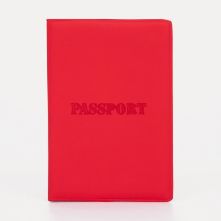Cover for passport, red color-1