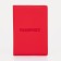Cover for passport, red color