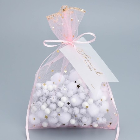 Gift bag from tulle "Love", 16 x 24 cm +/- 1.5 cm-1