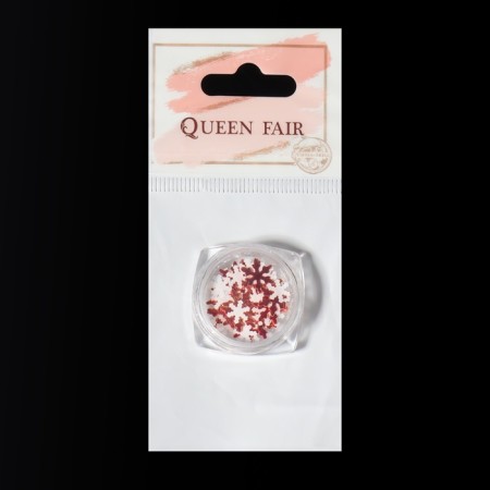 Sequins for the decor "Snowball", silver/copper color-4