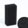 Rectangular sponge for filter No. 2, reticulated 30 ppi, 6 x 4 x 11 cm, black