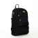 Tourist backpack on lightning, with an increase, 6 outer pockets, black color