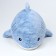 Skill of a soft toy "Cat" in a shark costume, 48 cm, color gray color