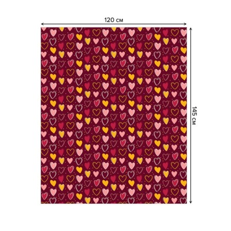 The tablecloth “abundance of love”, rectangular, oxford, size 120x145 cm-1