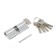 Cylinder mechanism, 80 mm, with a turntable, performance. Key, 5 keys, color chrome