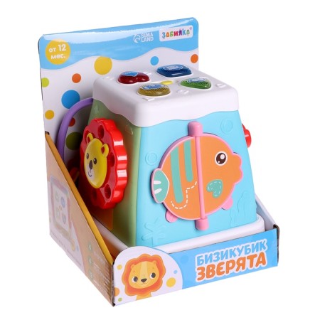 Zabiyaka musical developing toy "Bizikubik" SL-07258 Sound, light-10