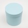 Set of round boxes 5 in 1 "paints", turquoise, 25 x 25 x 25 - 19 x 19 x 19 cm