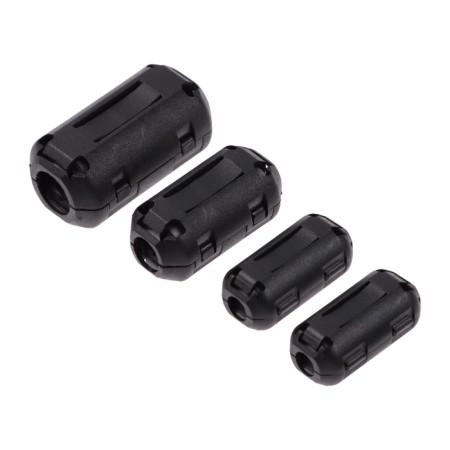 Noise-giving cable systems with a ferrite core, set of 4 pcs, D-3/5/7/9 mm