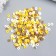 Beads for the creativity of PVC "Ring yellow" set ≈ 330 pcs 0.1x0.6x0.6 cm