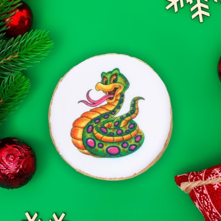 New Year. Vanilla cookies "New Year's assortment No. 1" 35g (1 Cor = 16pcs)-6