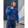 Sports costume men's ise, size 52, dark blue color, blue