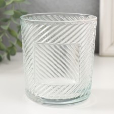 Bank for candles glass 