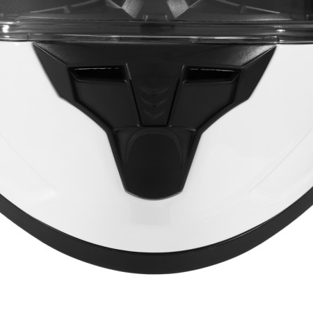 The helmet integral with two visors, size M (57-58), model BLD-M67E, white glossy-9