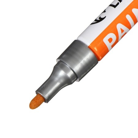 Marker-painting (varnish) Tip of bullet-shaped 4 mm, silver (price per pcs)-2