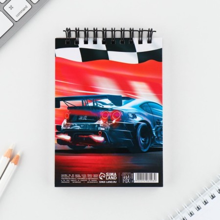 Sketchbook A6, 80 sheets solid cover "Machine".-6