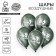 Latex ball 12 "May 9", chrome, 5 pcs.