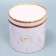 Set of hats 3 in 1, gift packaging, “marble”, 13 x 13 - 18 x 18 cm