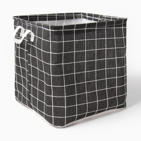 Textile basket of the shade cage is black, 32*32*32 cm-1
