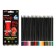 Pencils are colored plastic, 24 colors, Devente Juicy Black, three -sided, 2m, 3 mm, tinted in black