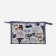 Lightning cosmetic bag, gray color