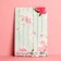 Postcard "Happy Birthday", pink peonies, 12 × 18 cm