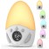 Clock - desktop lamp with an alarm clock, calendar, sleep timer, 10.5 x 18.3 cm, USB