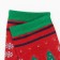 Women's socks "deer", red color, size 23-25