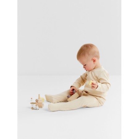 Children's sliders Minaku "Nature", beige color, height 54-56 cm-6